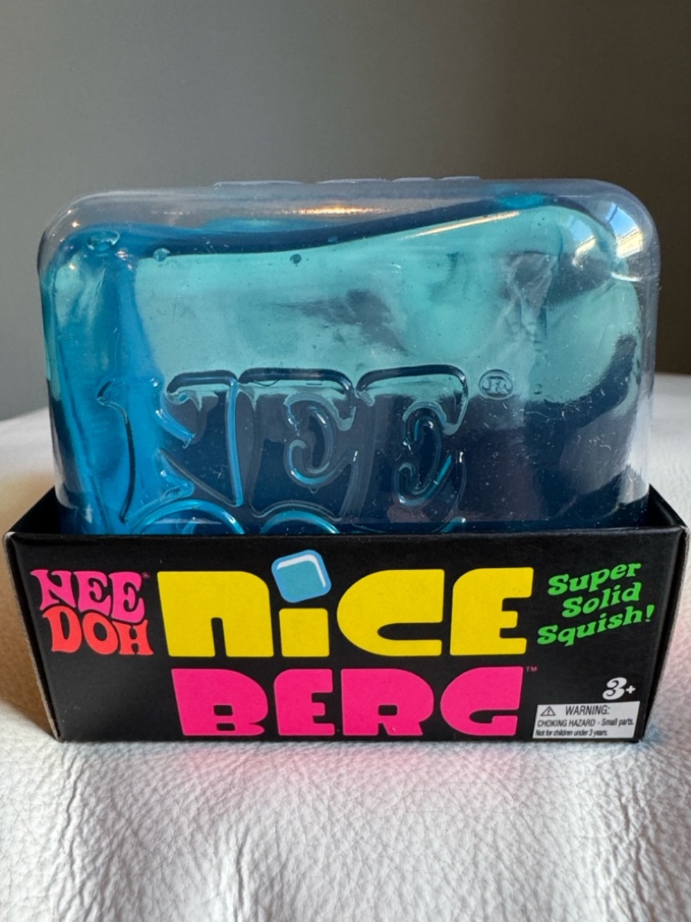 NeeDoh Nice Berg Giant Blue Squishy Fidget TikTok Viral Toy NEW SHIPS TODAY!